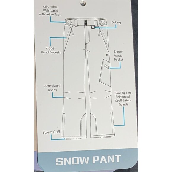 Tec-One Explorer 4XL Core Ski/Snowboarding Pants – Black, Water Resistant - Picture 11 of 16